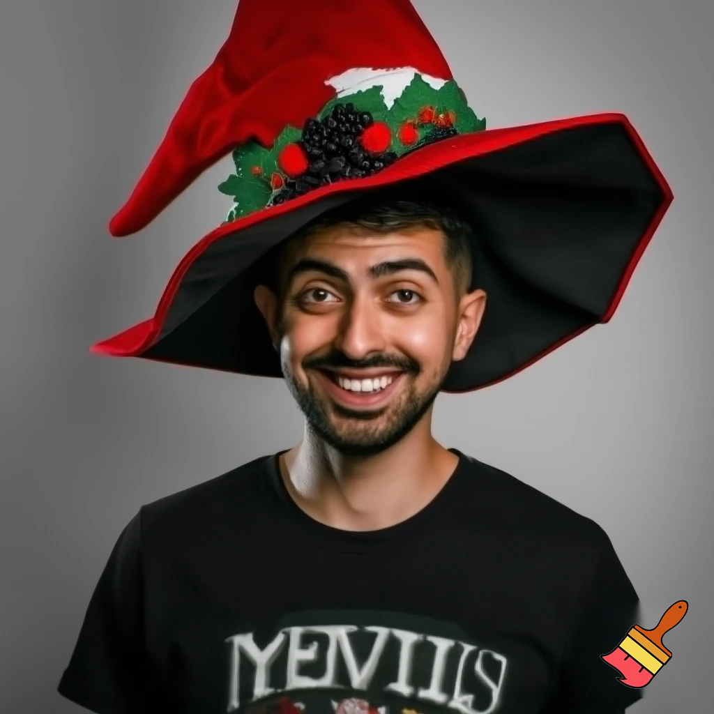 Christmas wizard hat a T-shirt magic T-shirt a big one Bailey 