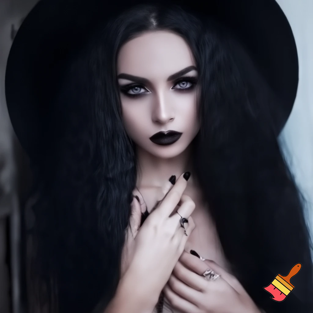 beautiful gorgeous naked nudist goth latina 