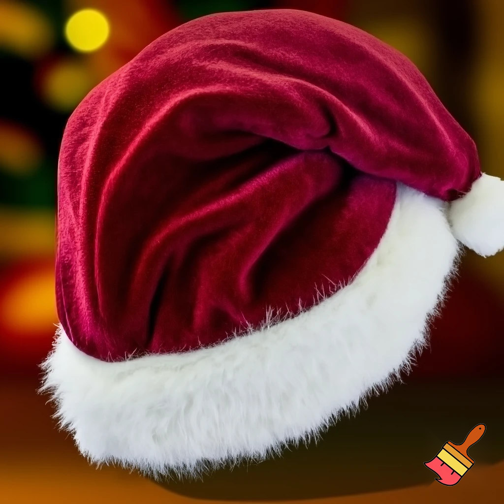 Christmas hat, Santa Claus hat velvet