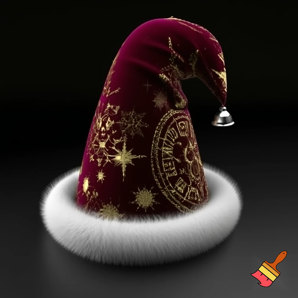 Christmas wizard hat