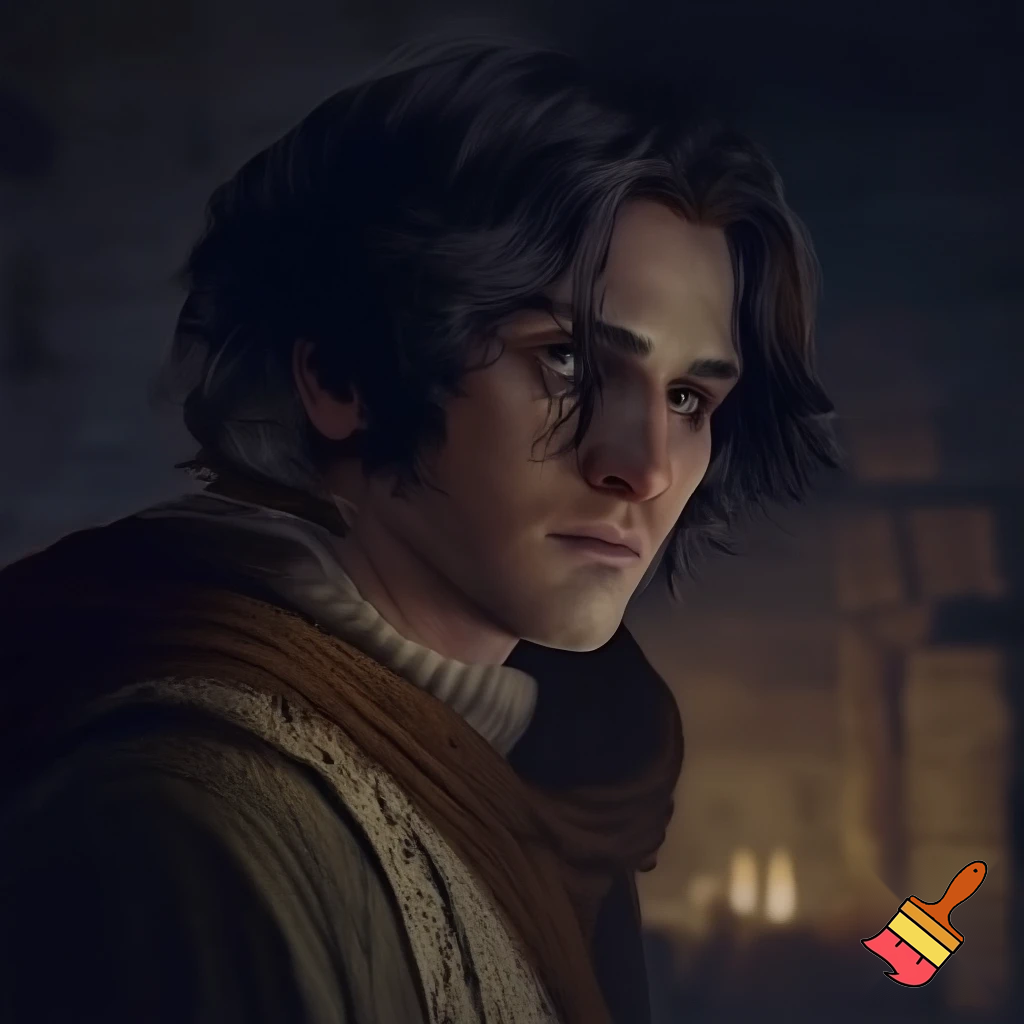 Middle Ages, dark hair, dark eyes