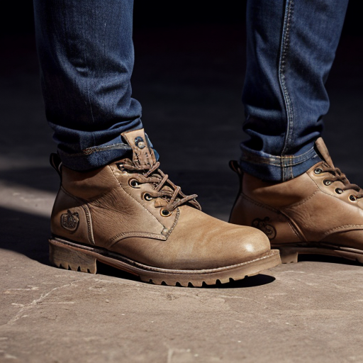 Un giovane uomo muscoloso si trova in un ambiente neutro con illuminazione ben definita. Indossa stivali robusti e jeans aderenti che mettono in risalto la sua muscolatura. La telecamera parte da una ripresa a figura intera, poi si abbassa mentre il giovane, con un gesto deciso e controllato, schiaccia una camola a terra sotto la suola dei suoi stivali. Dettaglio sulla suola che preme sull’insetto. Nessun eccesso di violenza, atmosfera neutra. Nessun suono o dialogo.