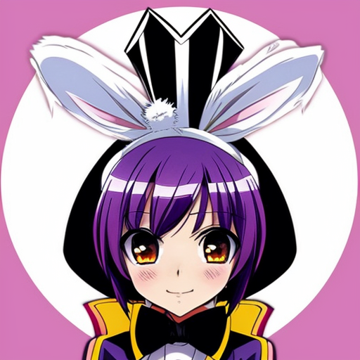 Easter bunny top hat headband, purple and white gold and silver