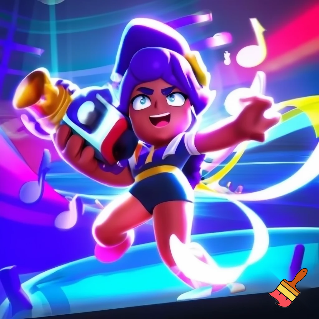 Melodie from brawl stars the supercell game