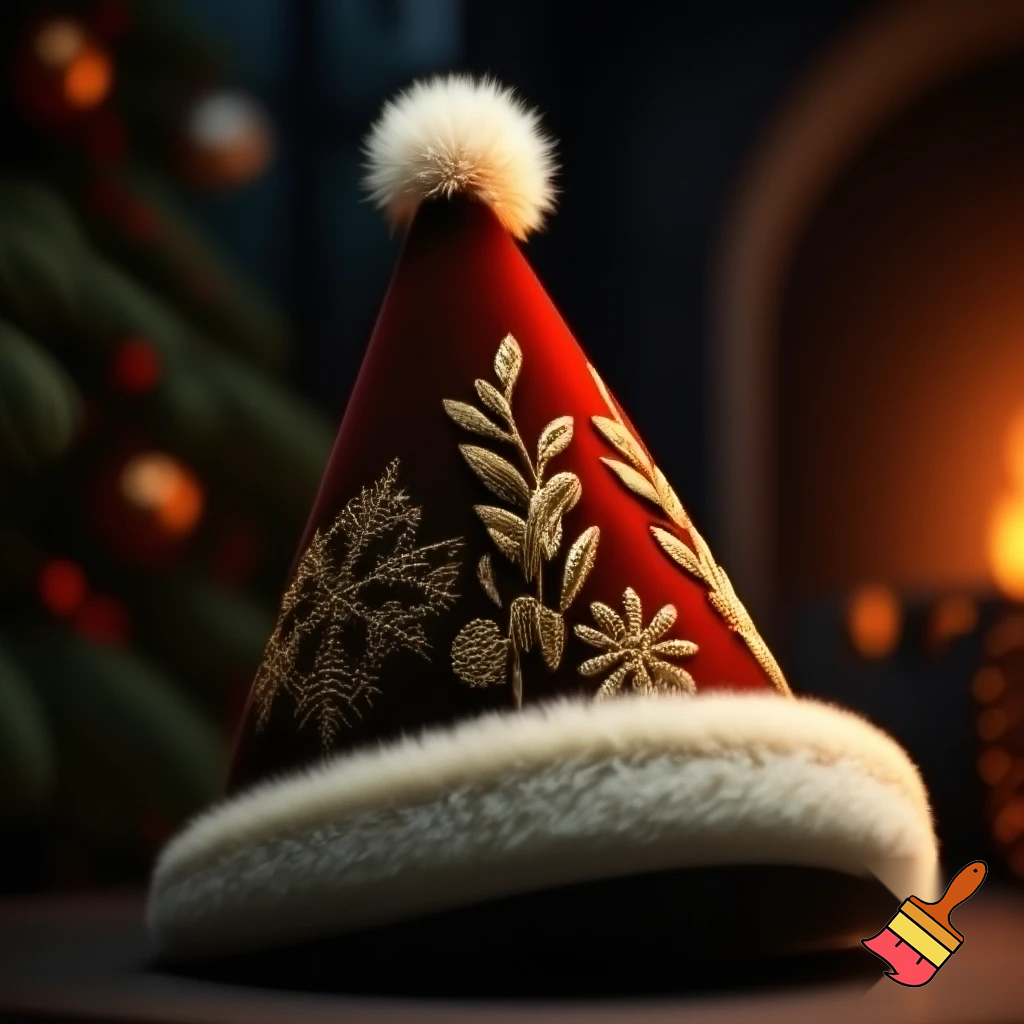 Christmas wizard hat