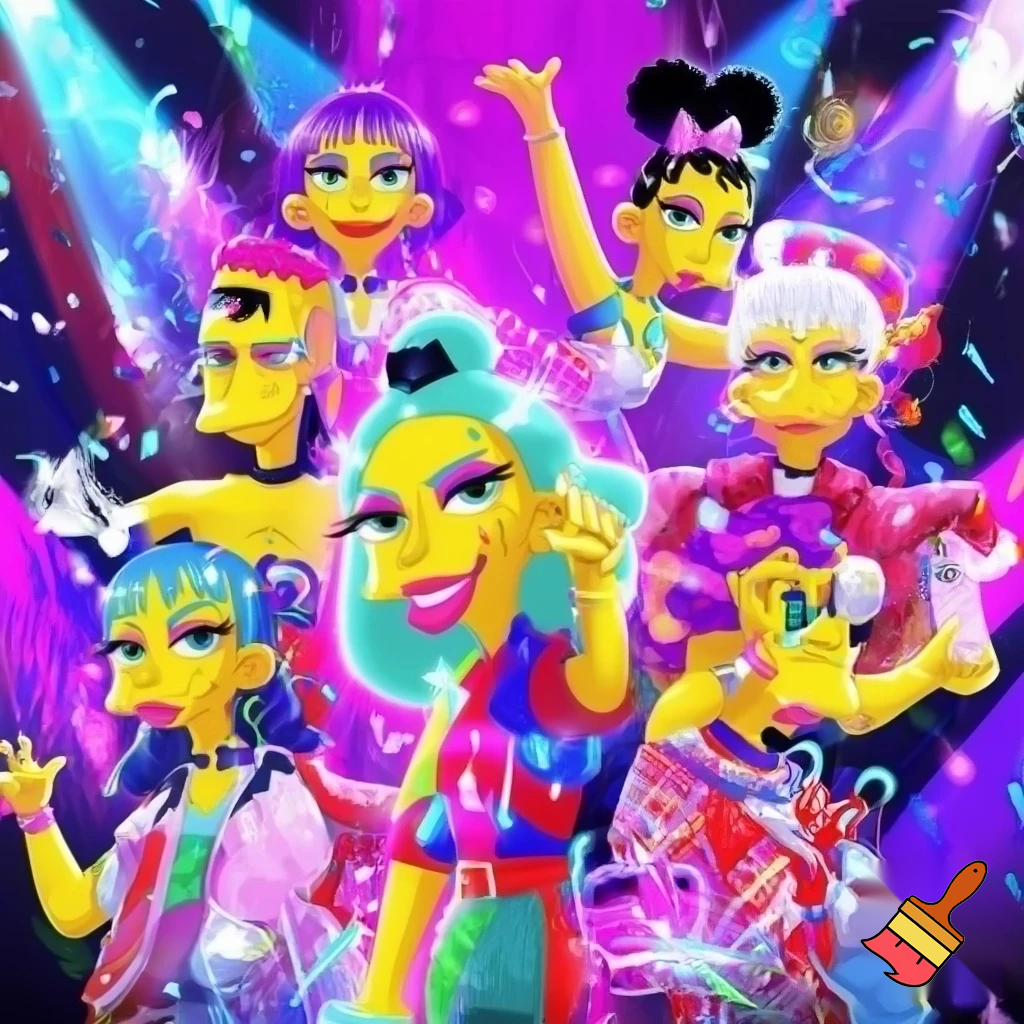 Kneessock dolls from the simpsons kpop 