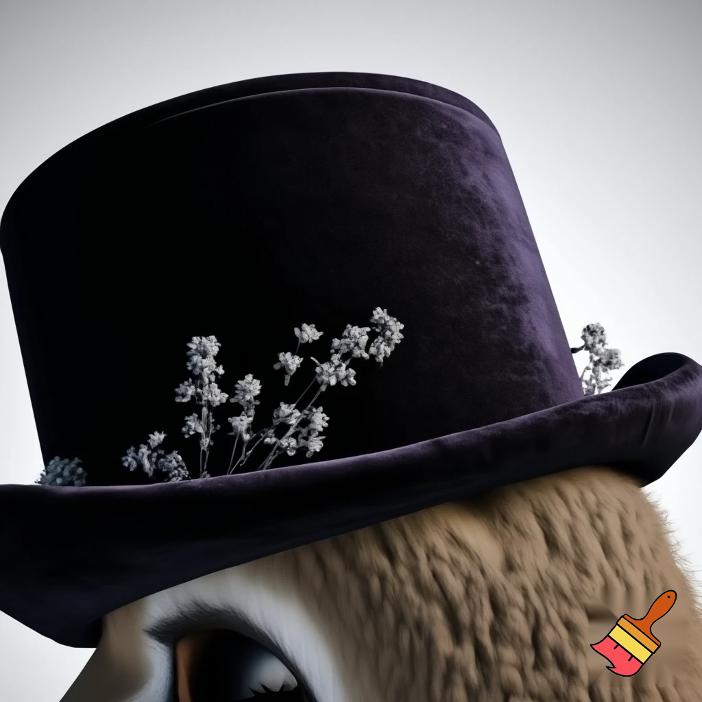 Easter bunny mascot costume top hat special top hat velvet special and delicate one special delicate