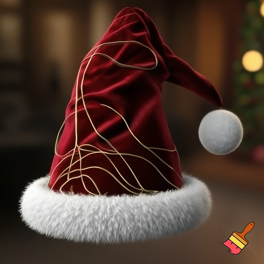 Christmas wizard hat Bendy hat