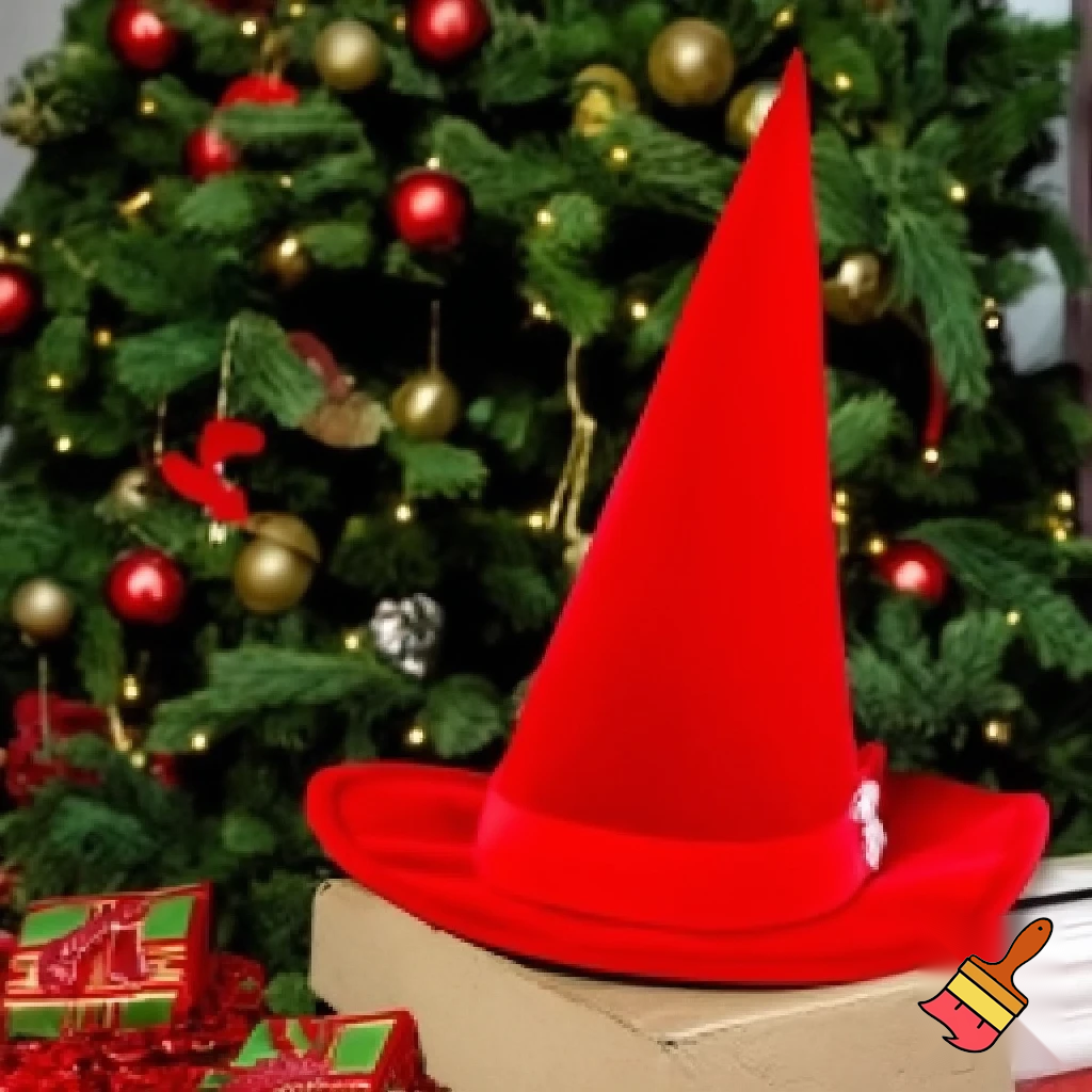 Wizard Christmas hat, wizard Christmas hat, Santa Claus hat velvet fabric