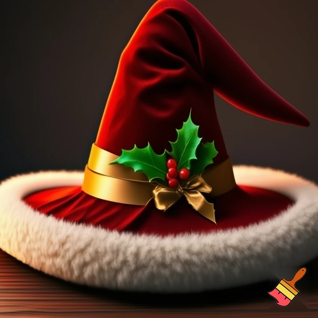 Christmas wizard hat
