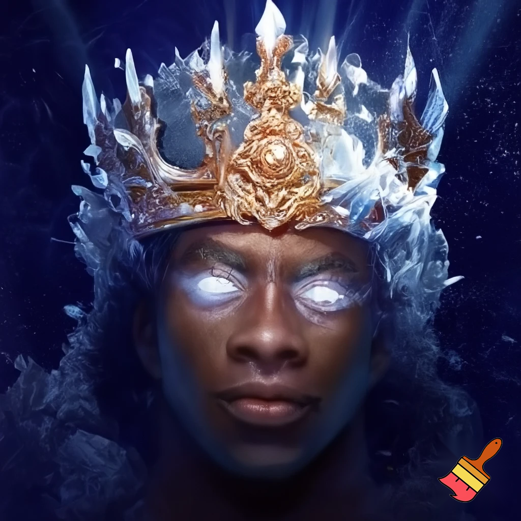 will u generate an image with 67 wearing a crown and ice around it mith mason 67


