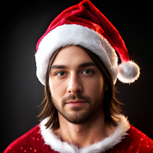 Christmas wizard hat