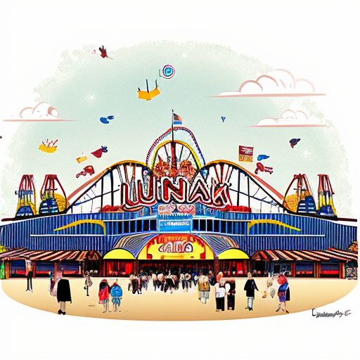 Luna Park cartoon