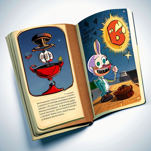 Make a cutscene book in cuphead and sunny bunnies