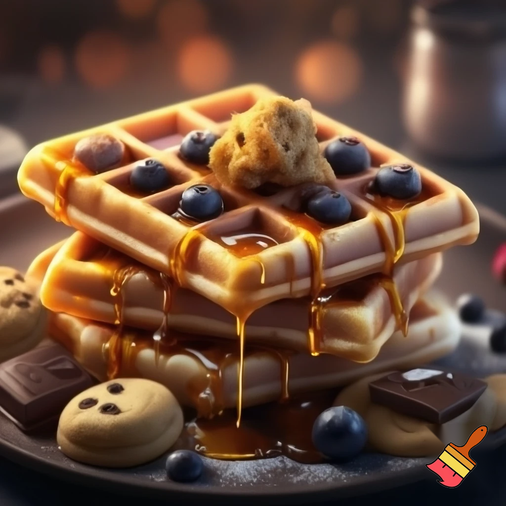 Waffles and cookies 