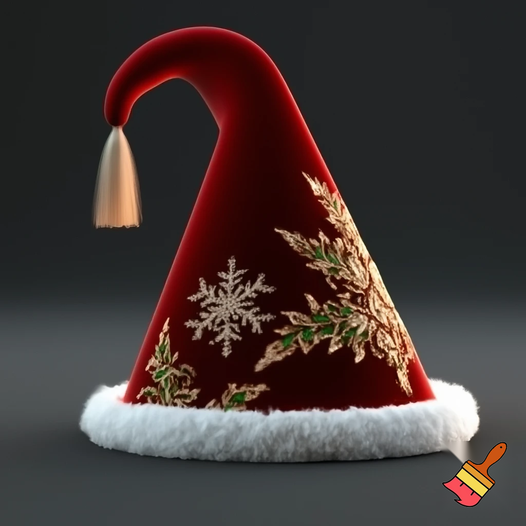 Christmas wizard hat