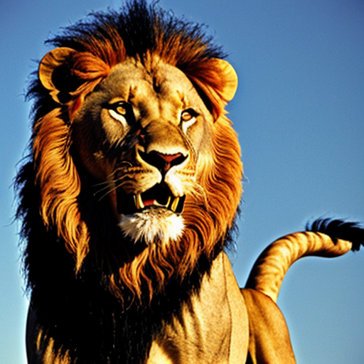 in elevation the lion rejoicing roars lift hearts one by one