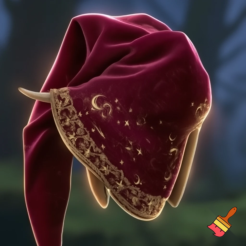 Velvet elf hat