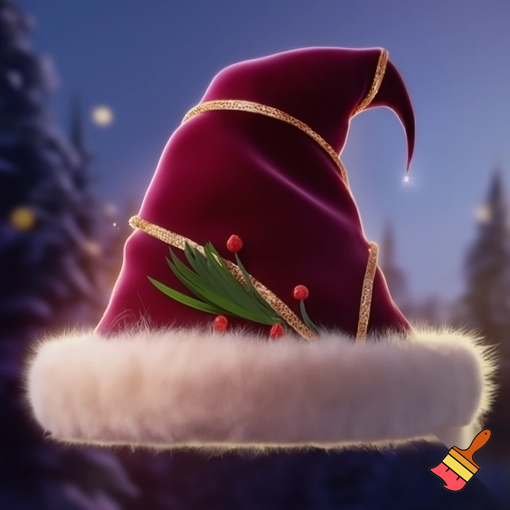Christmas wizard hat