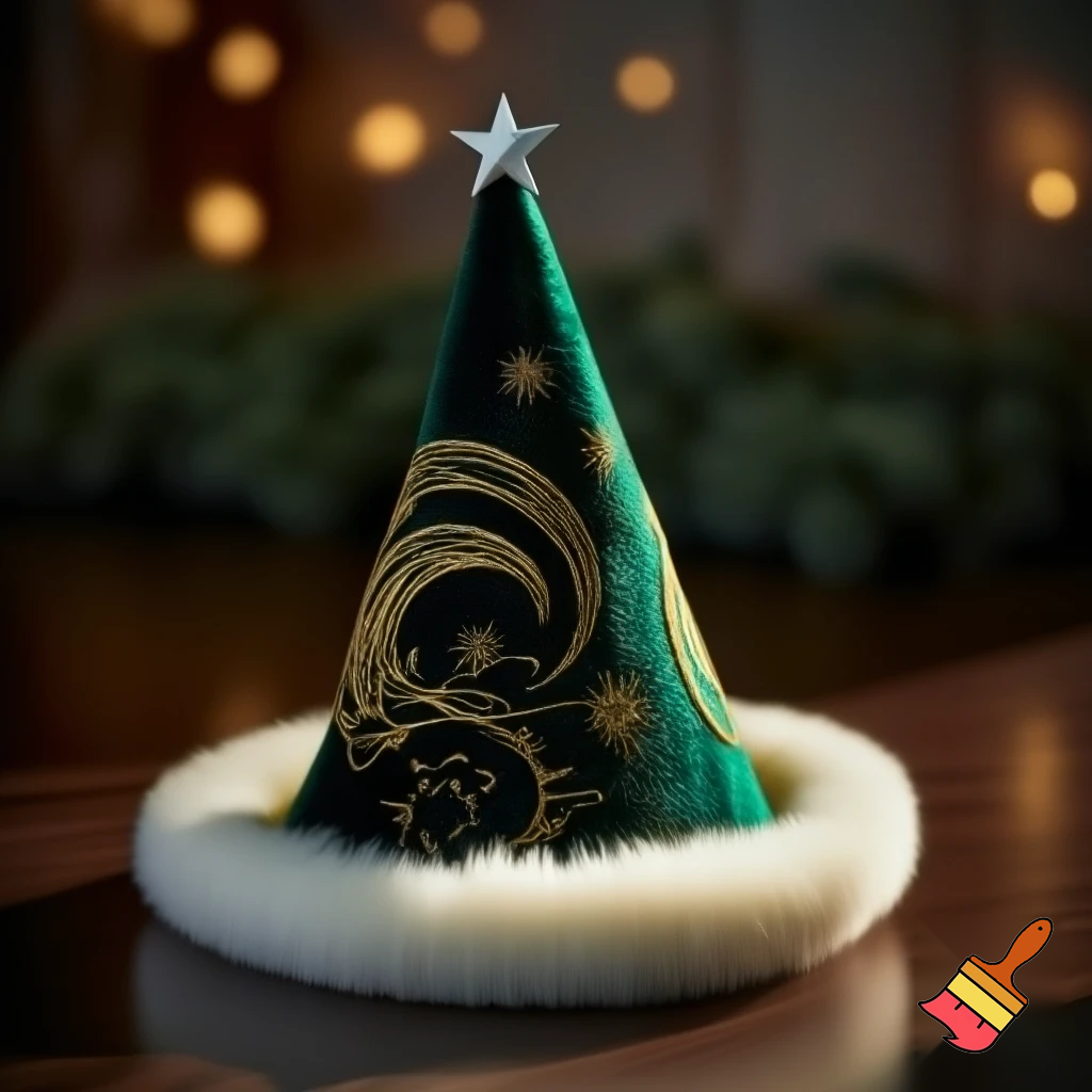 A wizard Christmas hat