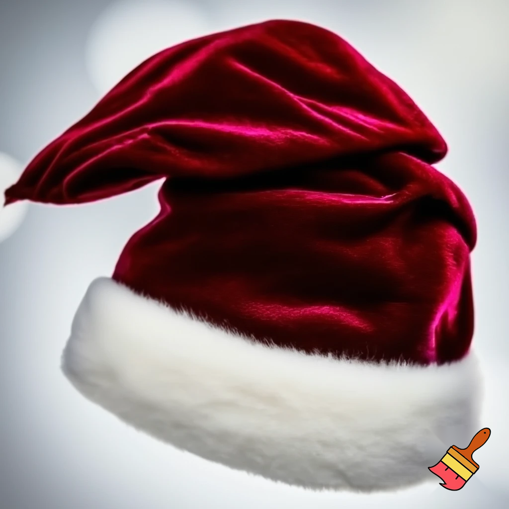 Santa Claus top hat special one special in delicate Santa Claus hat velvet