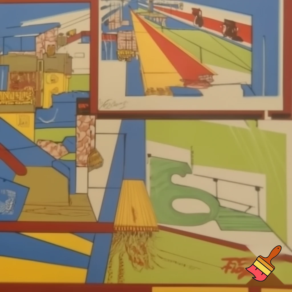 1 point perspective 1930s poster art deco about wordle easy to draw 7th grader
