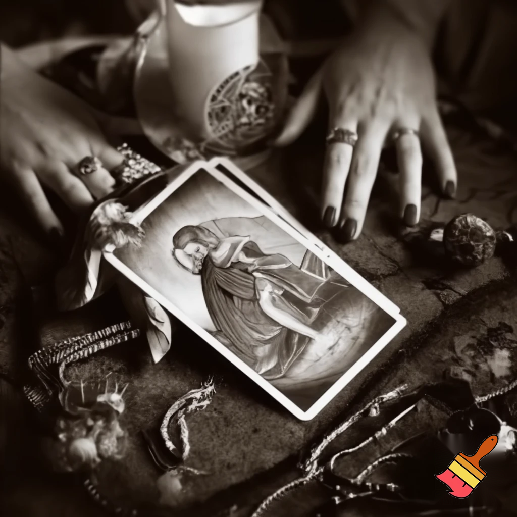 tarot card, woocut style, sepia black and white, esoteric, no satanic, no nude, christian gnosis, no stars 5 or 6, size 4000px x 4000px, 300 dpi