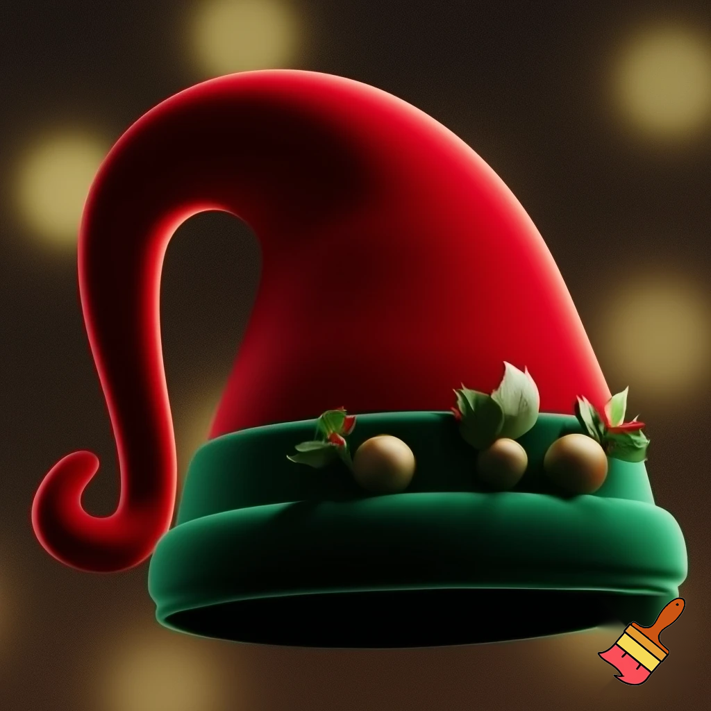 Christmas wizard hat Bendy hat