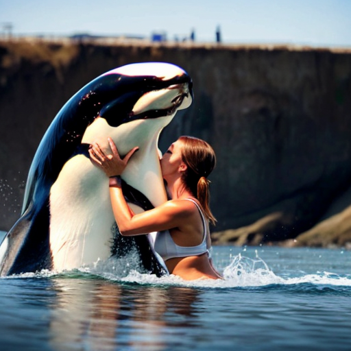 Orca eating a woman 