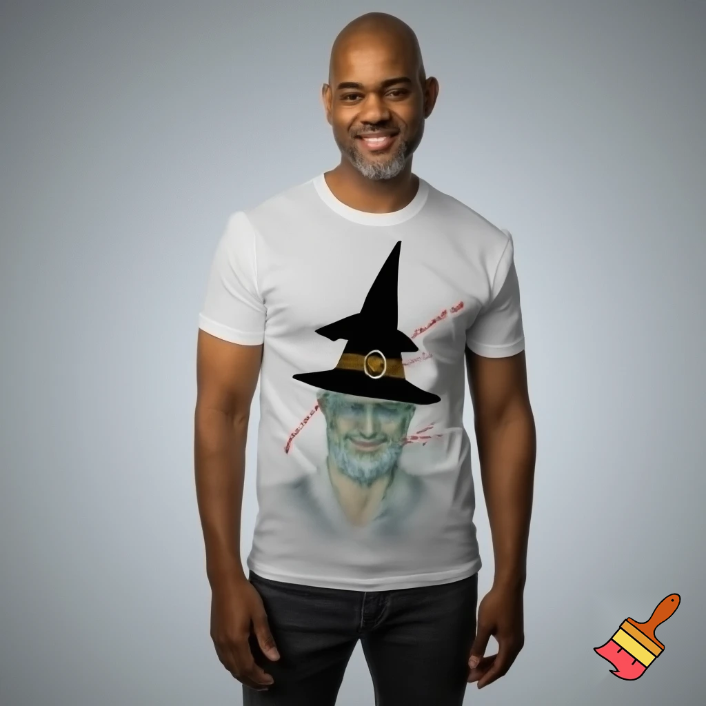Christmas wizard hat a T-shirt magic T-shirt a big one Bailey 