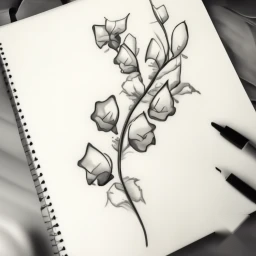 april birth flower tattoo
