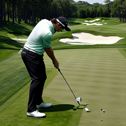 picture of a dinosaur playing golf
