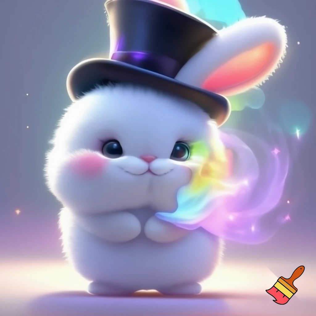  Easter bunny mascot costume magic top hat