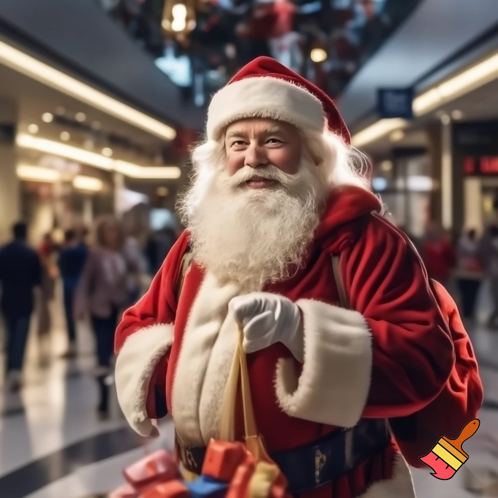 Santa Claus at Cranbourne shopping Centre