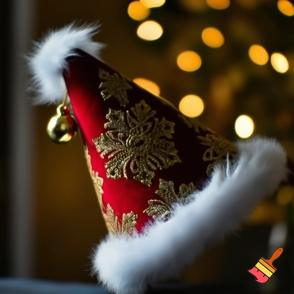 Christmas wizard hat