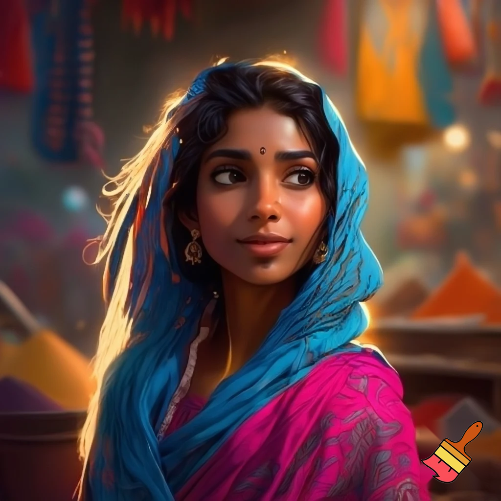 Make a hot Indian girl