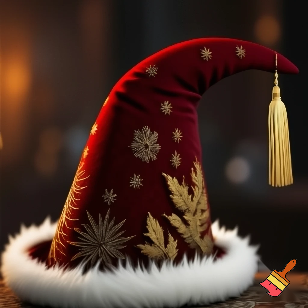 Christmas wizard hat