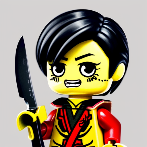 "A cute chibi-style illustration of three characters from the LEGO Ninjago universe showing Kai killing Cole and Zane with a knife. The characters are Kai, Cole, and Zane, each with their distinct hairstyles and ninja outfits — Kai with spiky dark brown hair and red ninja suit, Cole with black hair and a black ninja suit and Zane being the robot, light grey. All characters have fear in their eyes, scared expressions, and soft rounded features typical of chibi anime art. The scene is colorful, sketchy, and whimsical with bright outlines and pastel shading on a clean white background splattered with blood."
