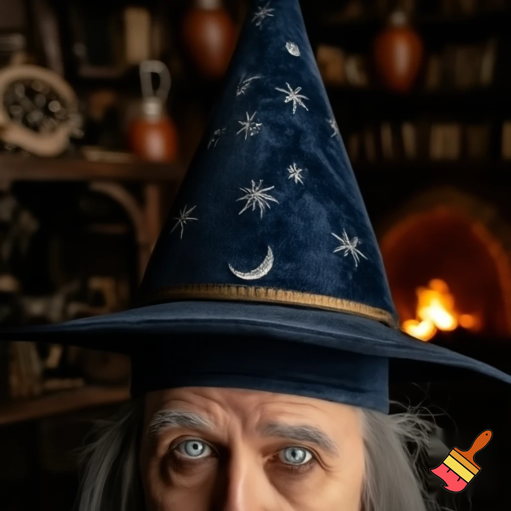 A wizard Christmas hat