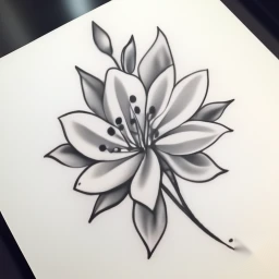 march birth flower tattoo