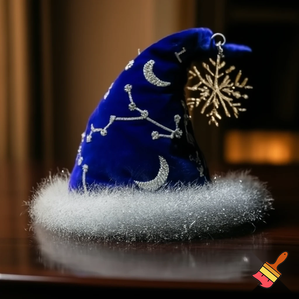A wizard Christmas hat