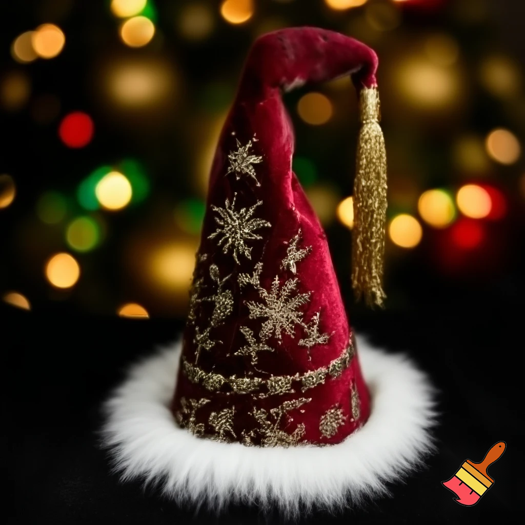 Christmas wizard hat