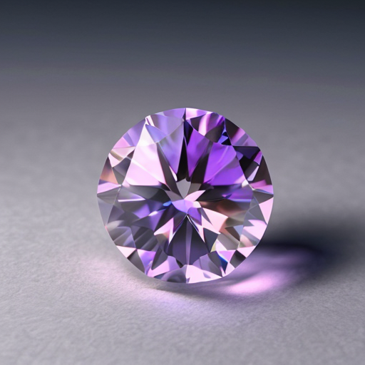 Concept art for a 3 legged creature made of 4 diamond like shapes purple crystal