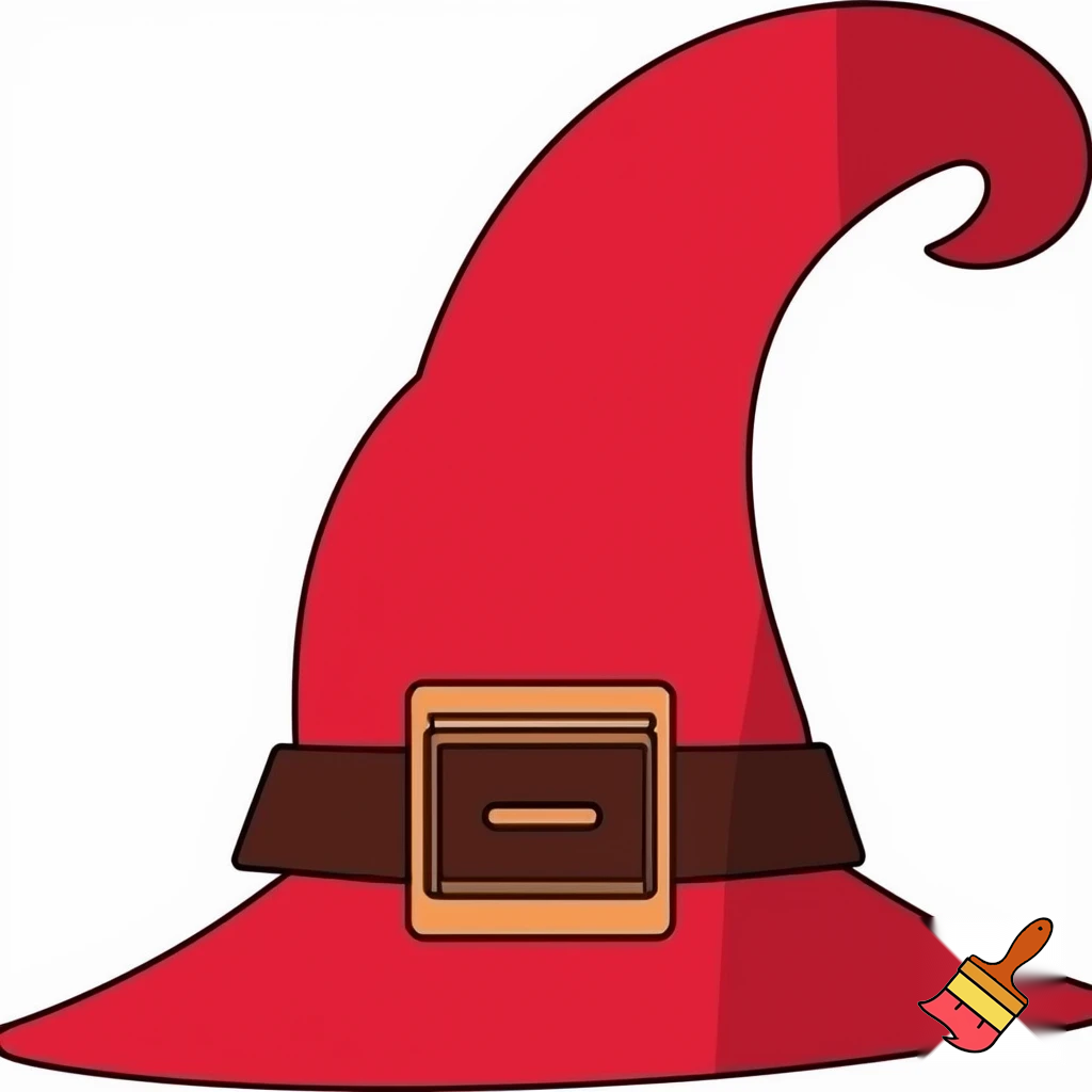 A wizard hat Christmas hat Santa Claus hat a hat