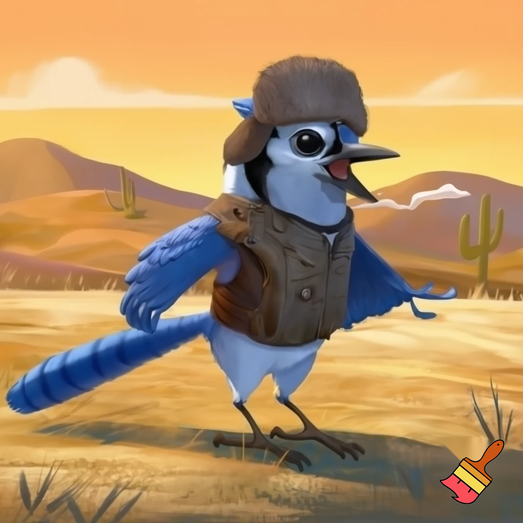 make a picture of a trapper jay
