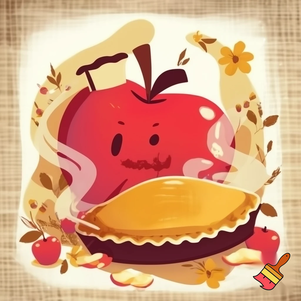 branding of a pie company named pie napple
