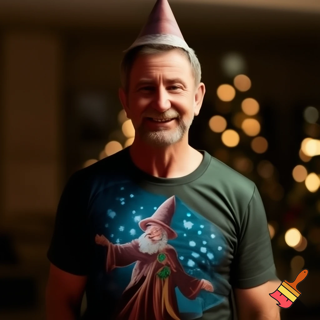  The wizard Christmas T-shirt Christmas