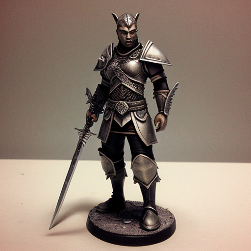 inked fantasy warrior