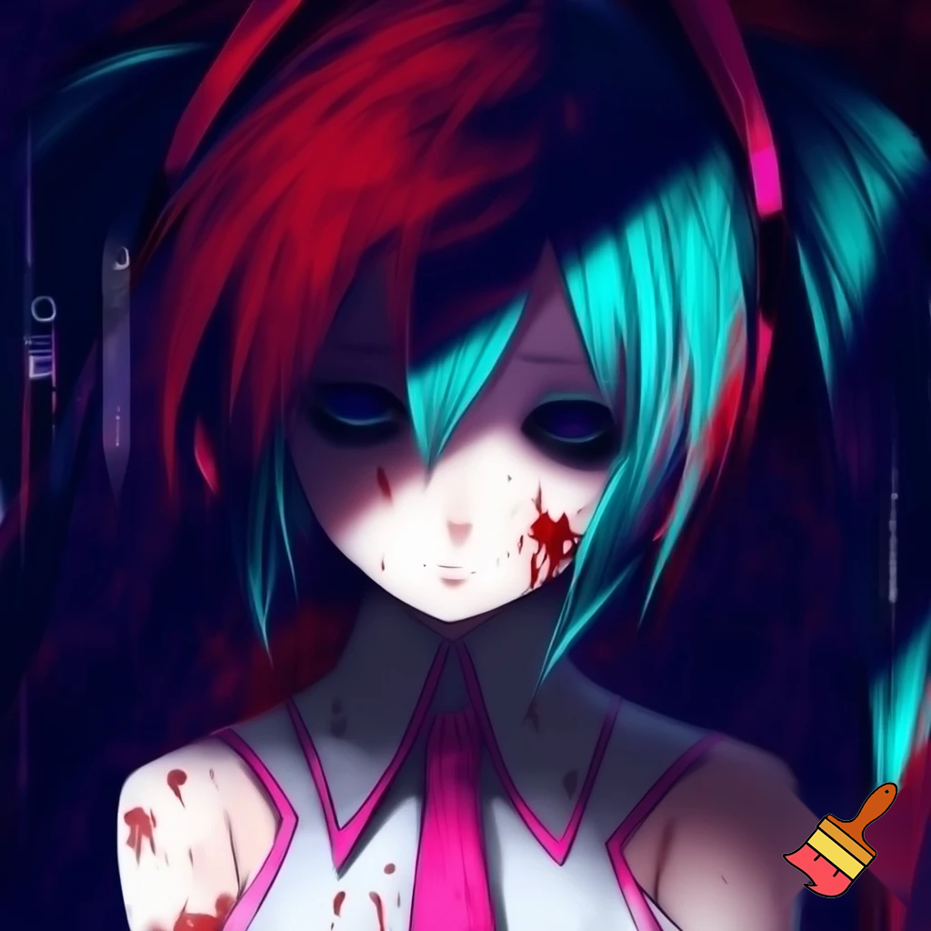 Hatsune miku bloody