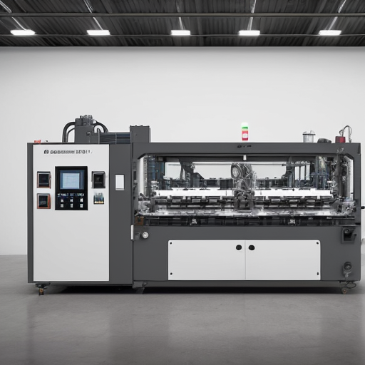 Create a realistic high-quality industrial advertisement image of a modern automatic packaging machine in a clean factory environment, cinematic lighting, ultra sharp focus, professional product photography style, minimal background, elegant composition, bold headline area at top.

Add small clean text at bottom:
Sumitech Engineers
www.sumitechpacksolution.com
Ph: 9687632250
Plot No - 23, Survey No - 2228/23, Param Industrial Hub, Opp. Evershine Industrial Estate, Dharampur Road, Karvad, Vapi, Gujarat - 396193

Instagram post format, 1:1 ratio, ultra realistic, commercial ad style.
